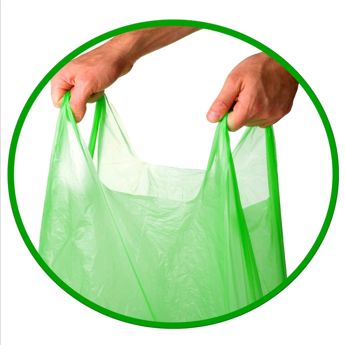 Maze Large Organic Rubbish Bags 20 Pack - 34L - 580mm x 710mm - Green - Image 3