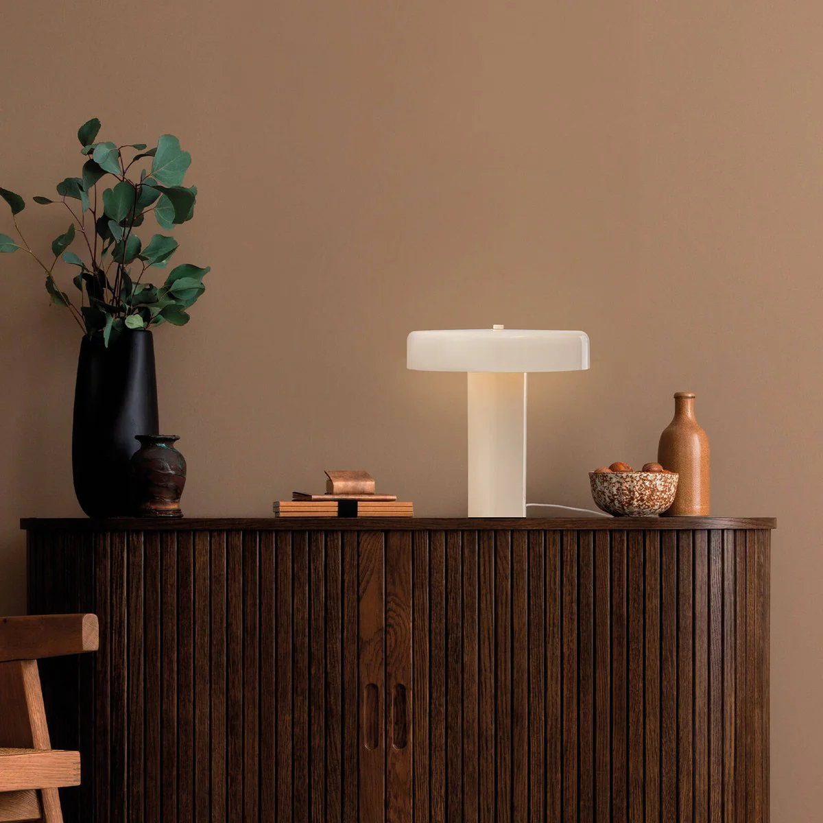Mercator Cream Clara Table Lamp - Dual E14 Lampholders - 300mm x 310mm - Image 5