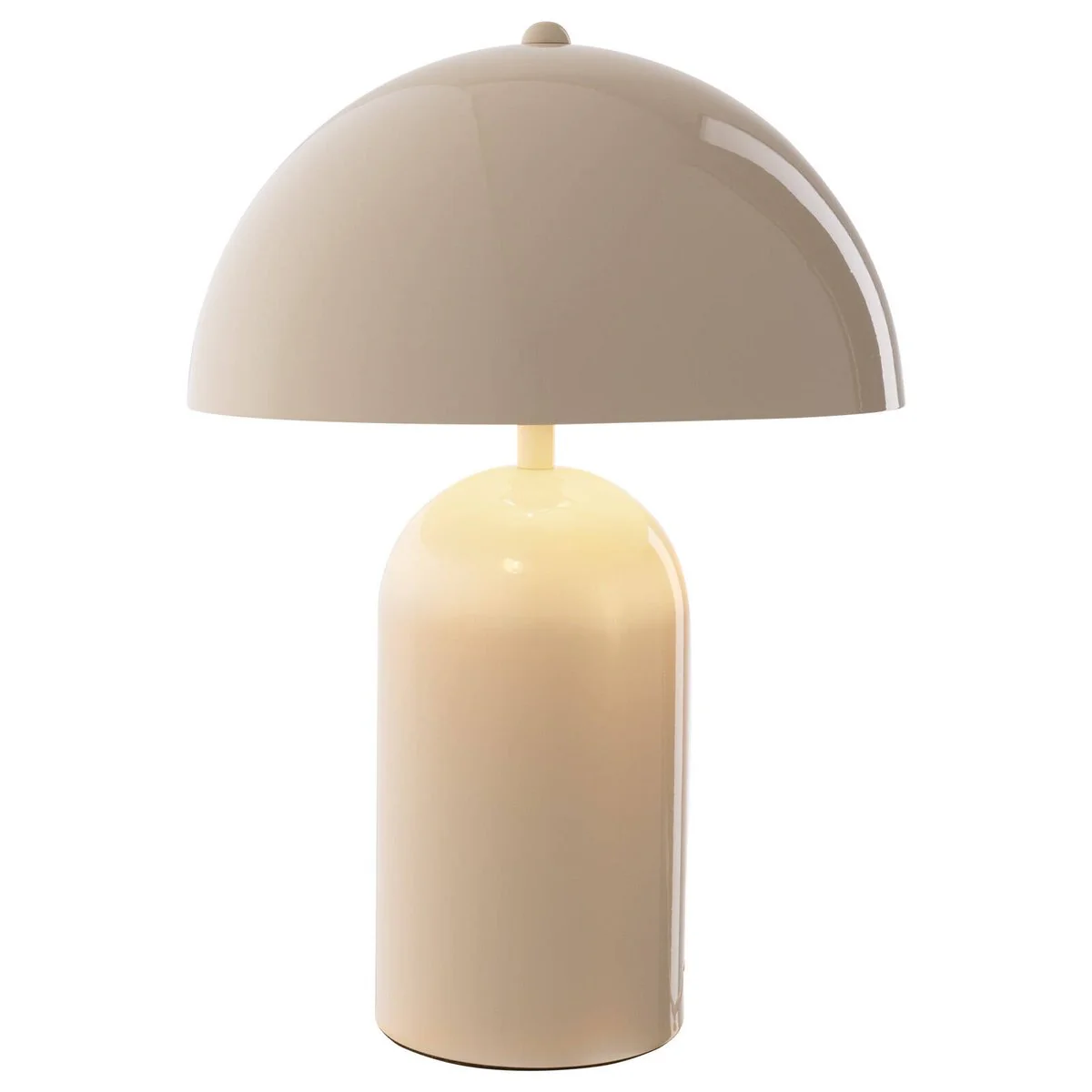 Mercator Cream Stella Table Lamp - 250mm x 360mm - High Gloss Metal Finish - Image 3