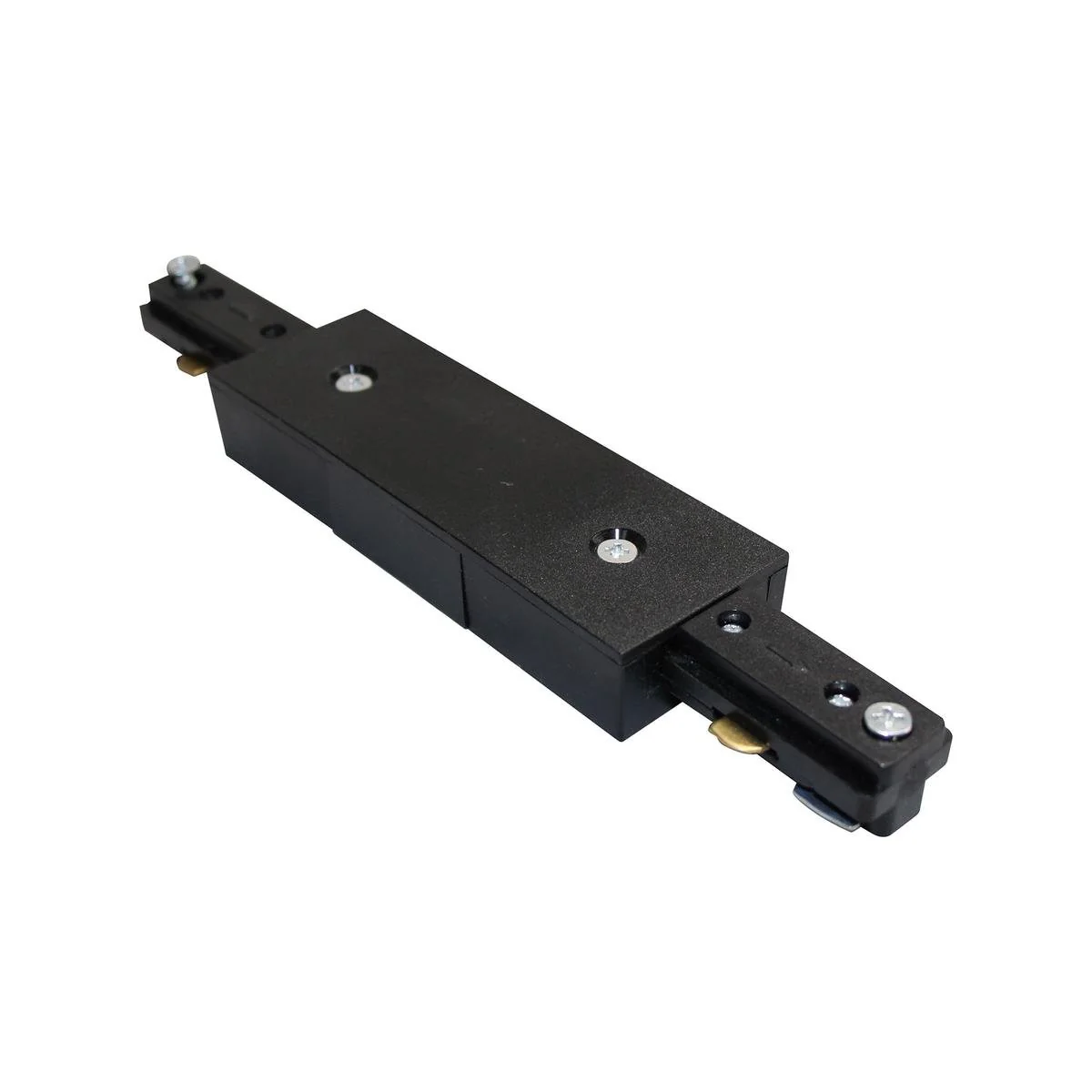 Mercator Single Track Circuit I Shaped Joiner - 117.5mm x 185mm x 35.5mm - Black Finish - 10A Load Capacity