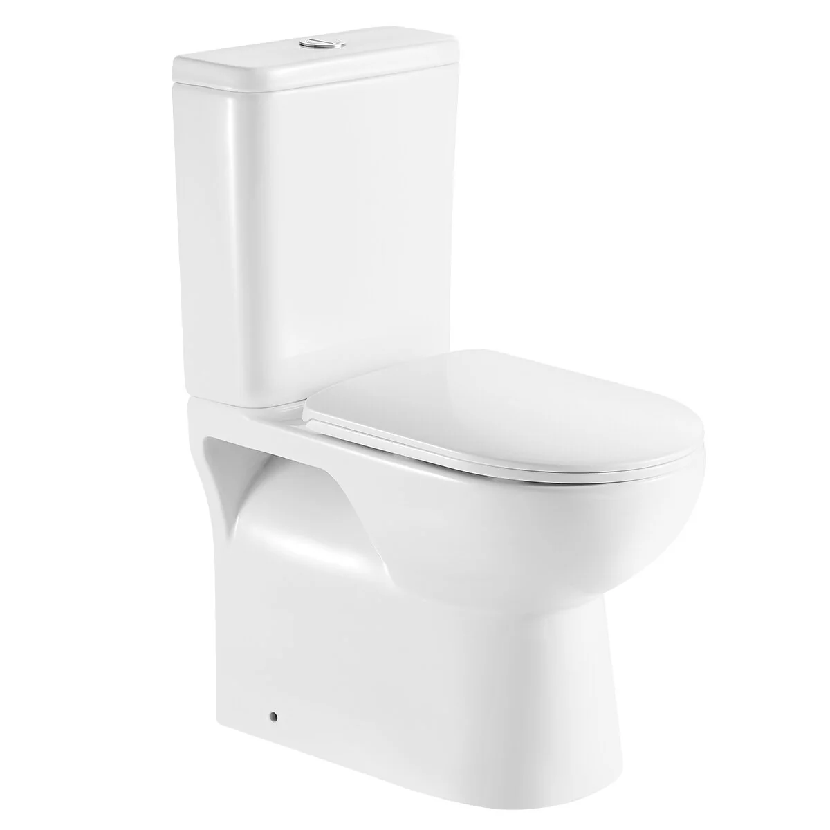 Mercio Smartspace Rimless Back-to-Wall Toilet Suite MPS-T2 Gloss White