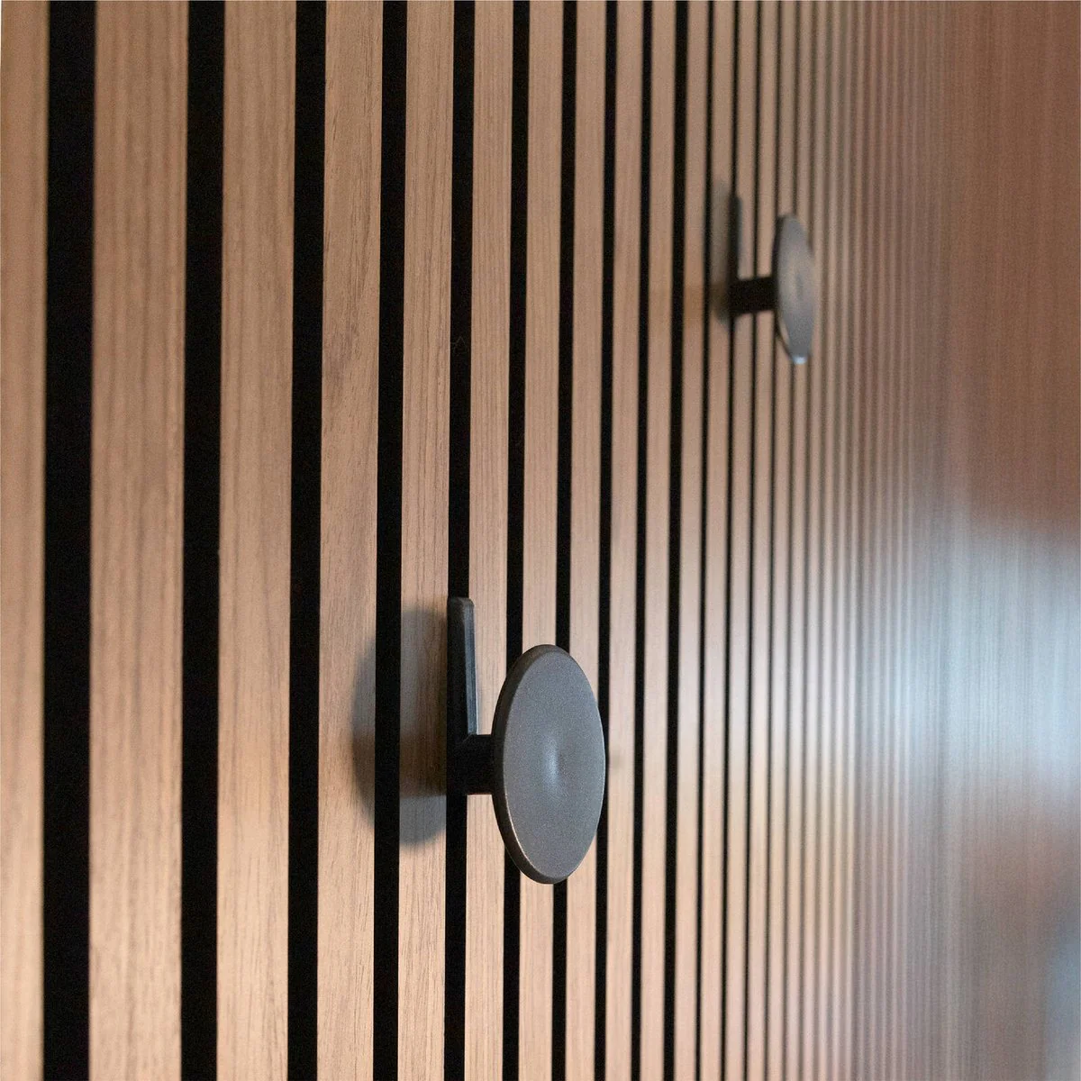 Mode Acoustic Panelling Robe Hooks 2 Pack - 75mm x 93mm - Black - Easy Installation - Image 2