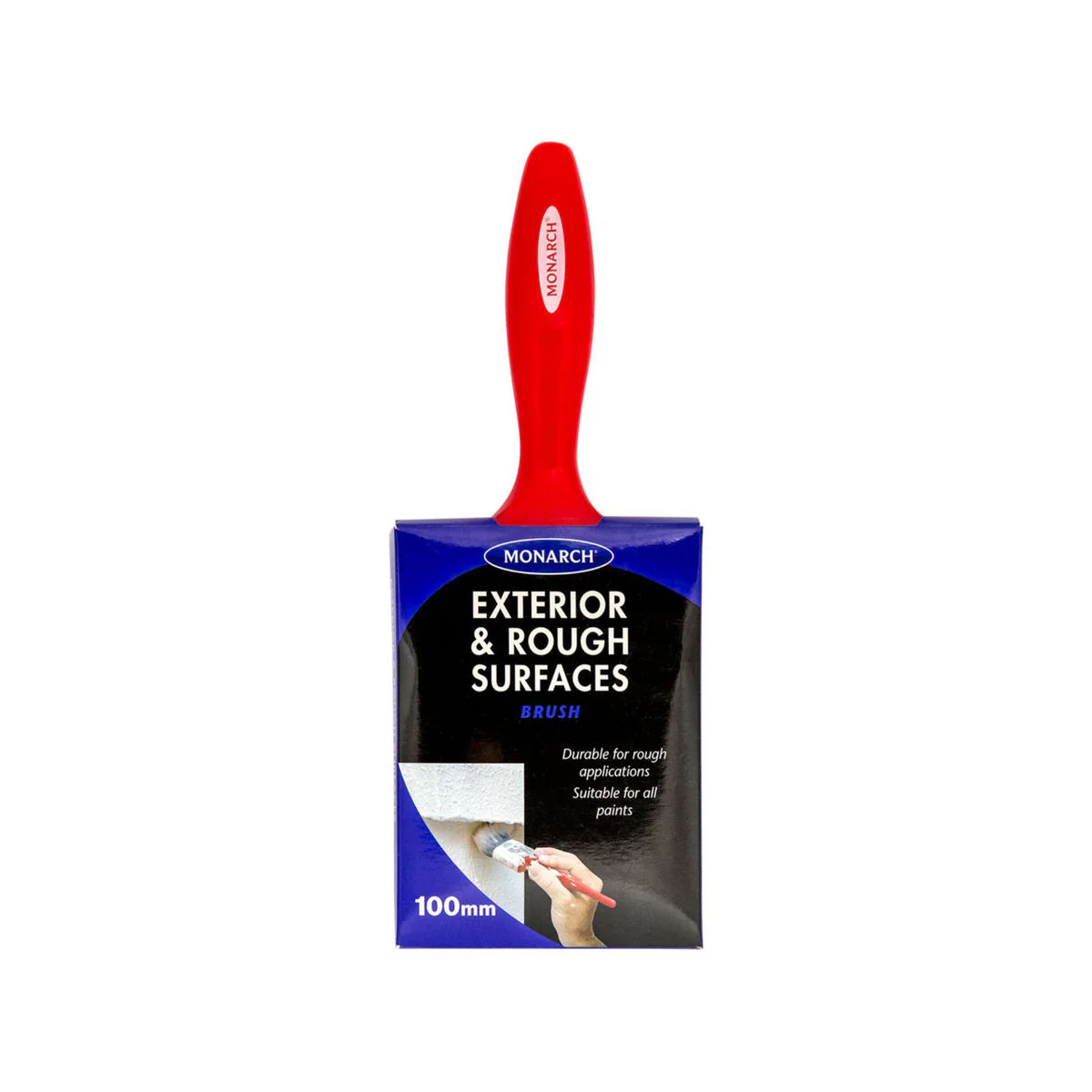 Monarch Exterior Paint Brush - 100mm - PET Filament - Coarse Surfaces