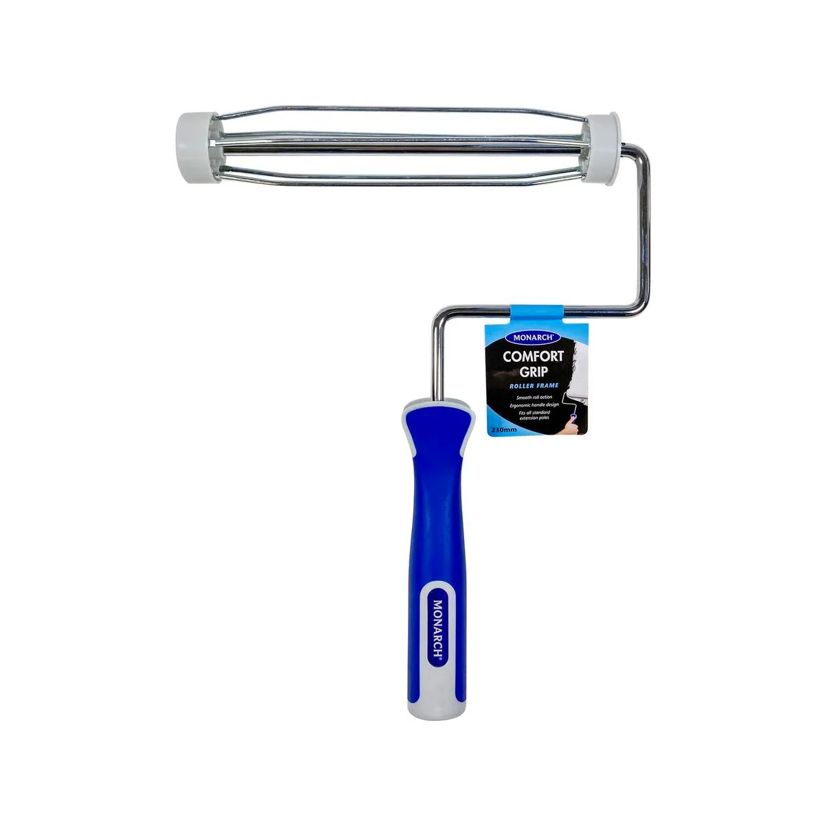 Monarch Roller Frame 230mm Plastic Steel Comfort Grip Durable