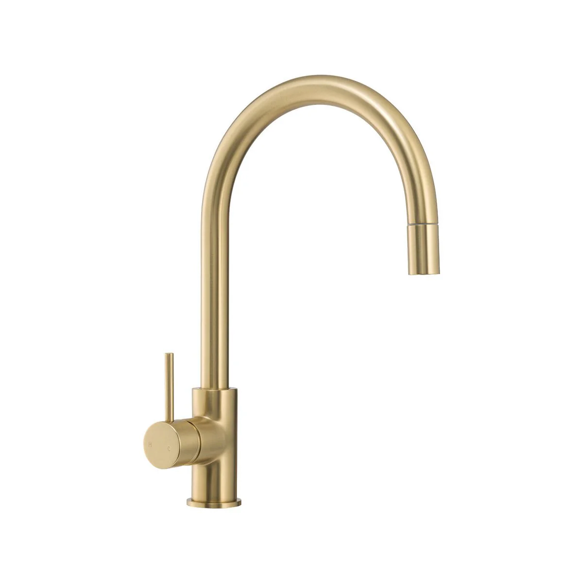 Mondella 35mm Brushed Gold Pull Out Sink Mixer - Lead-Free Brass - 360° Swivel