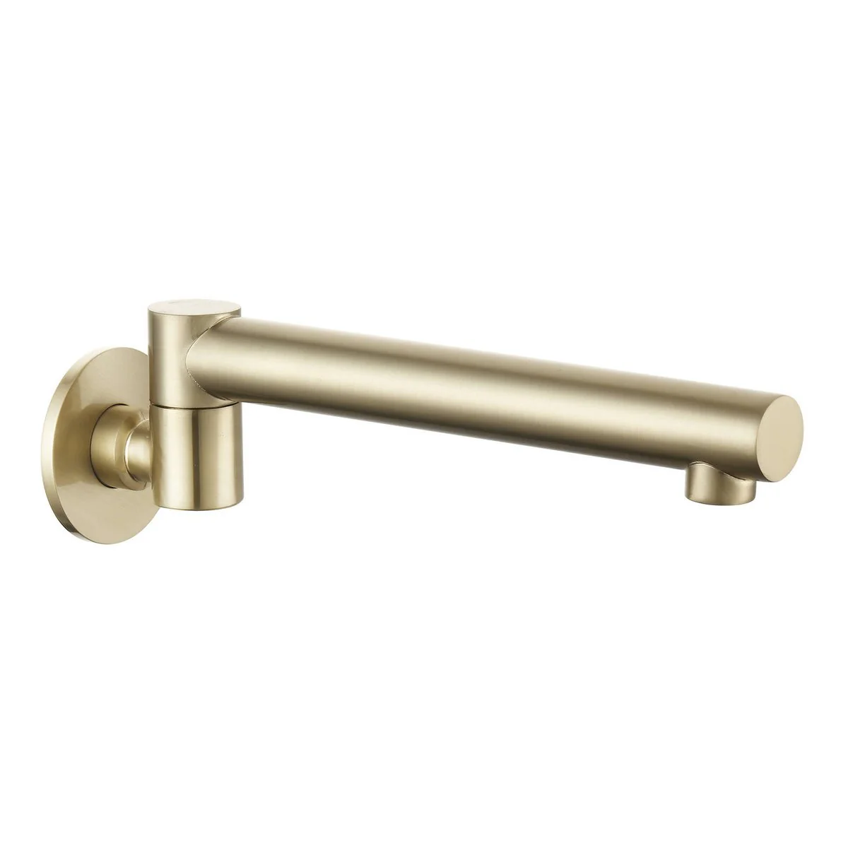 Mondella Bath Swivel Spout - Brushed Brass - 215mm Reach - Easy Installation