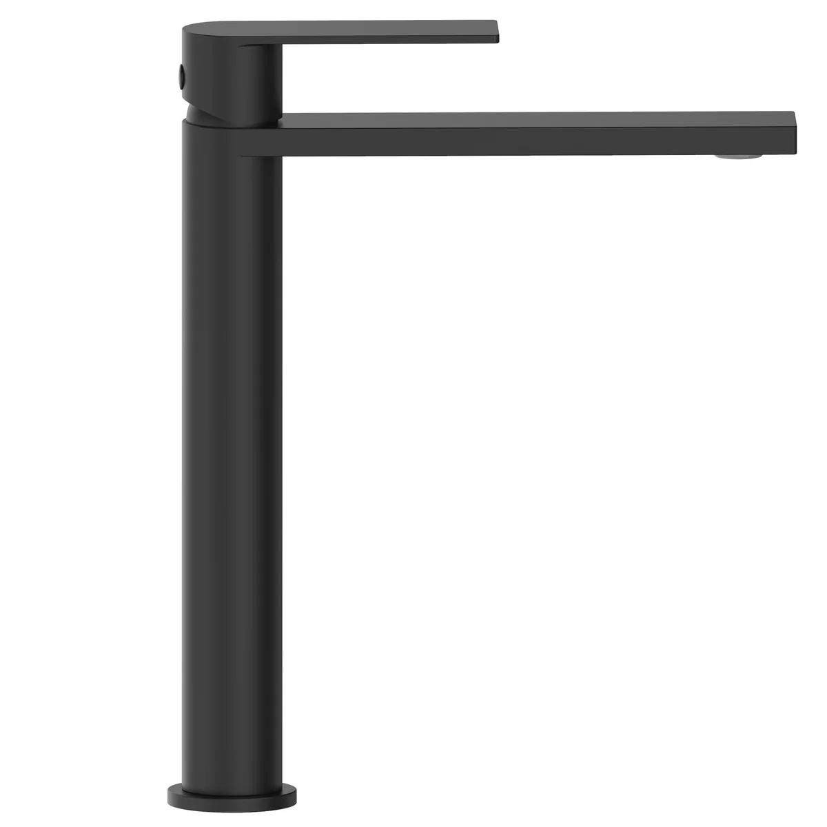 Mondella Black Matte Rococo Tall Basin Mixer - 273mm - Water-Saving - Image 2