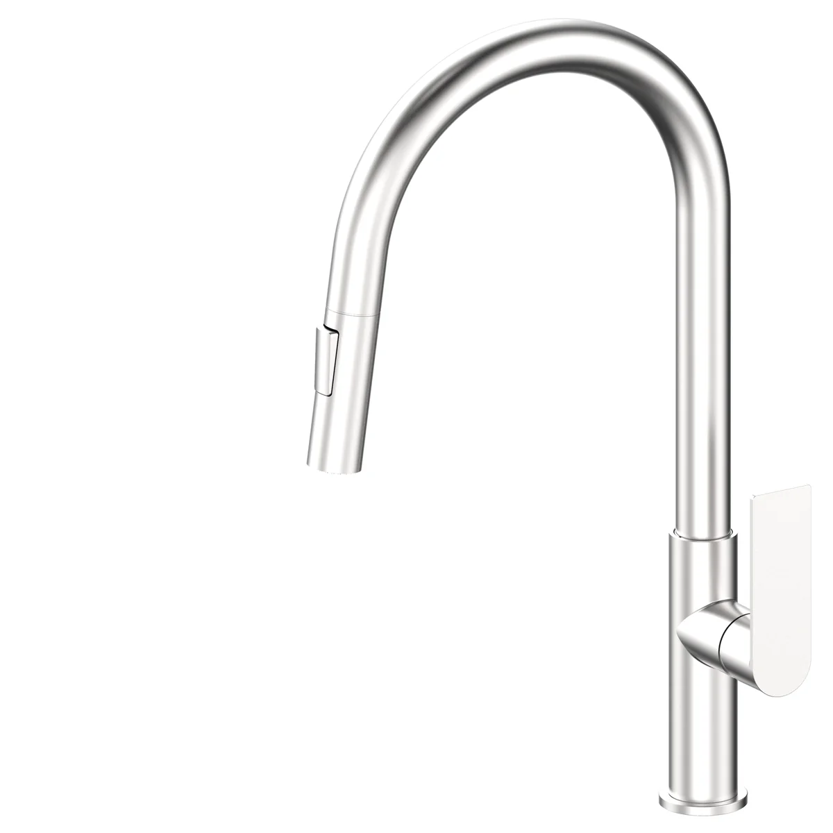 Mondella Brushed Nickel Rococo Pull Down Sink Mixer - 45mm x 435mm - Durable, Water-Saving - Image 2