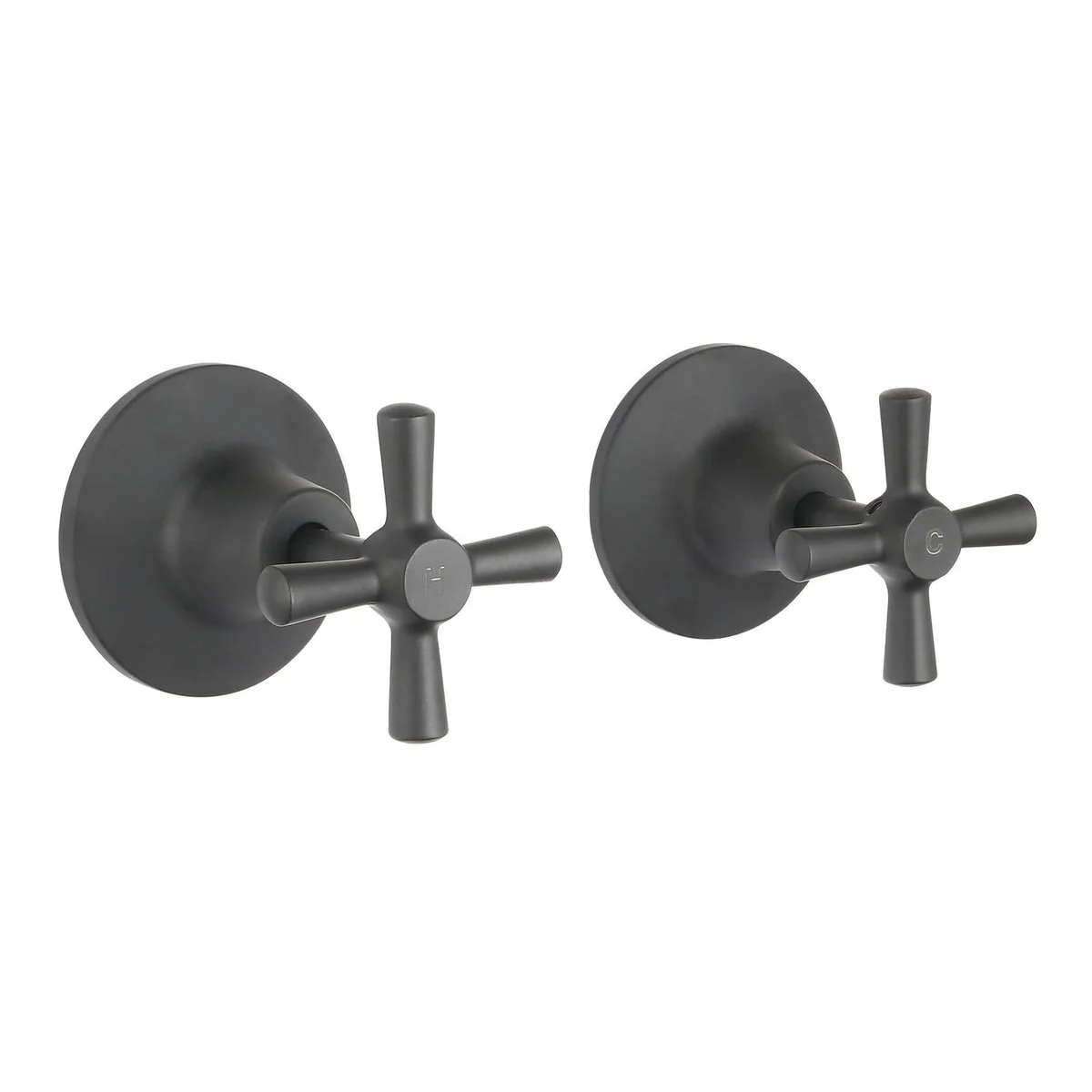 Mondella Cadenza Matte Black 1/2 Turn Wall Top Assembly 245mm - Precise Control