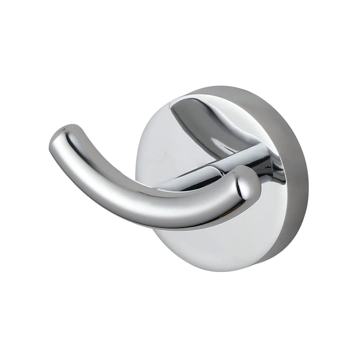 Mondella Chrome Double Robe Hook - 70mm x 42mm x 48mm - Metal