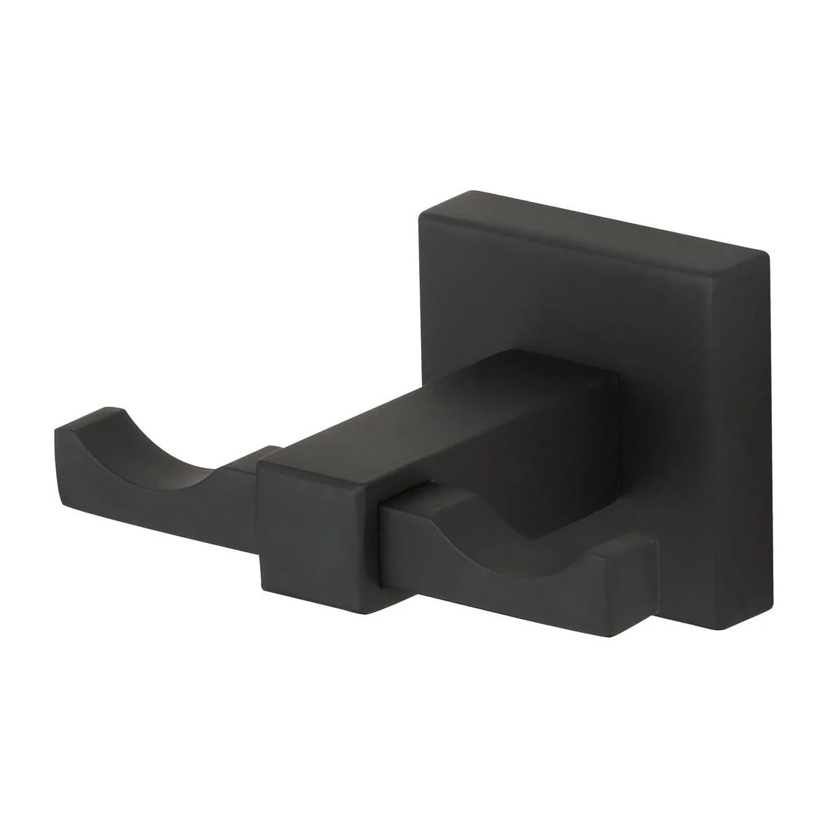 Mondella Matte Black Rococo Double Robe Hook - 80mm x 44mm x 60mm