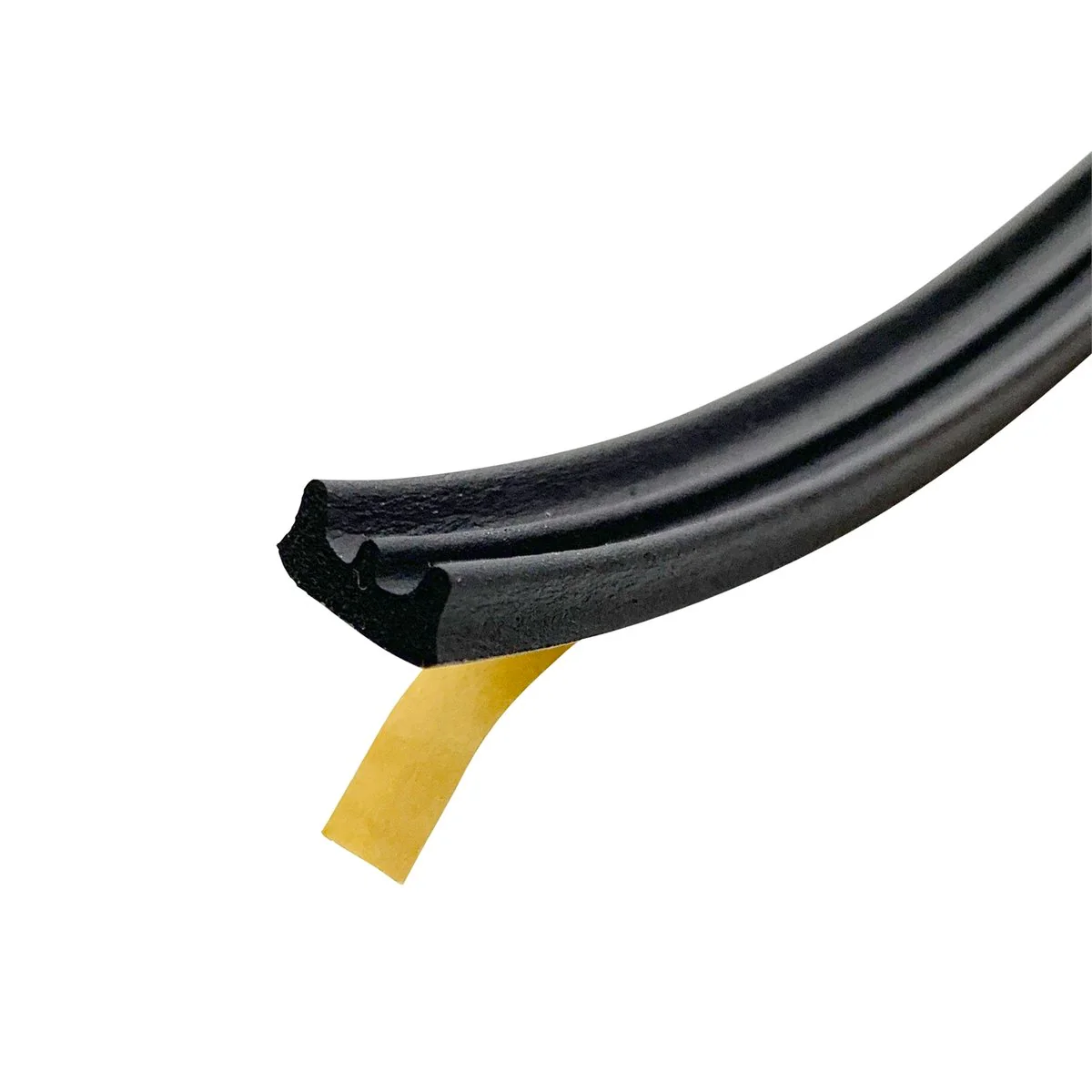 Moroday E Shaped Weatherseal 9mm x 4.5mm x 5m Black EPDM Rubber - Image 3