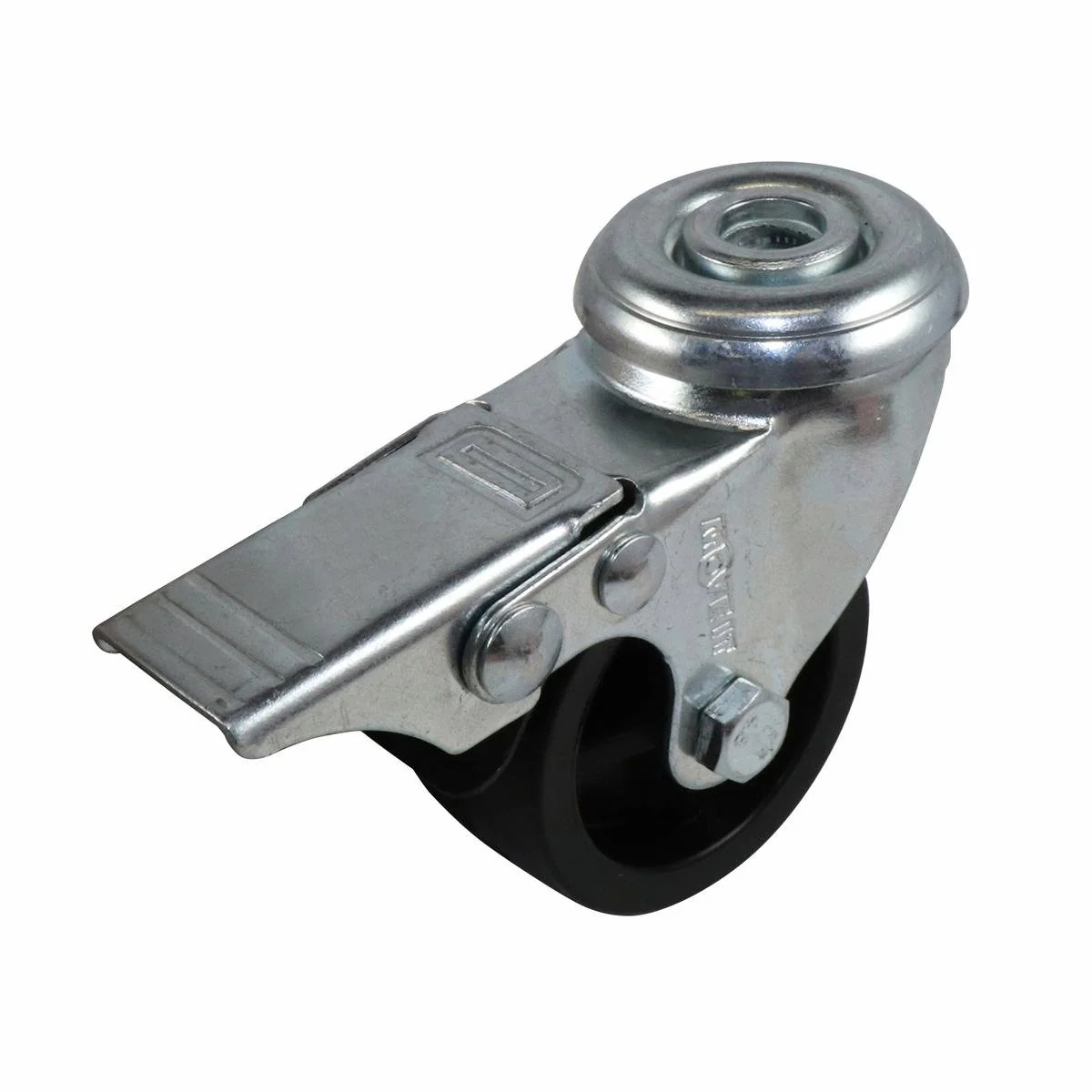 Move It Hole Swivel Castor - 50mm - Steel - Brake