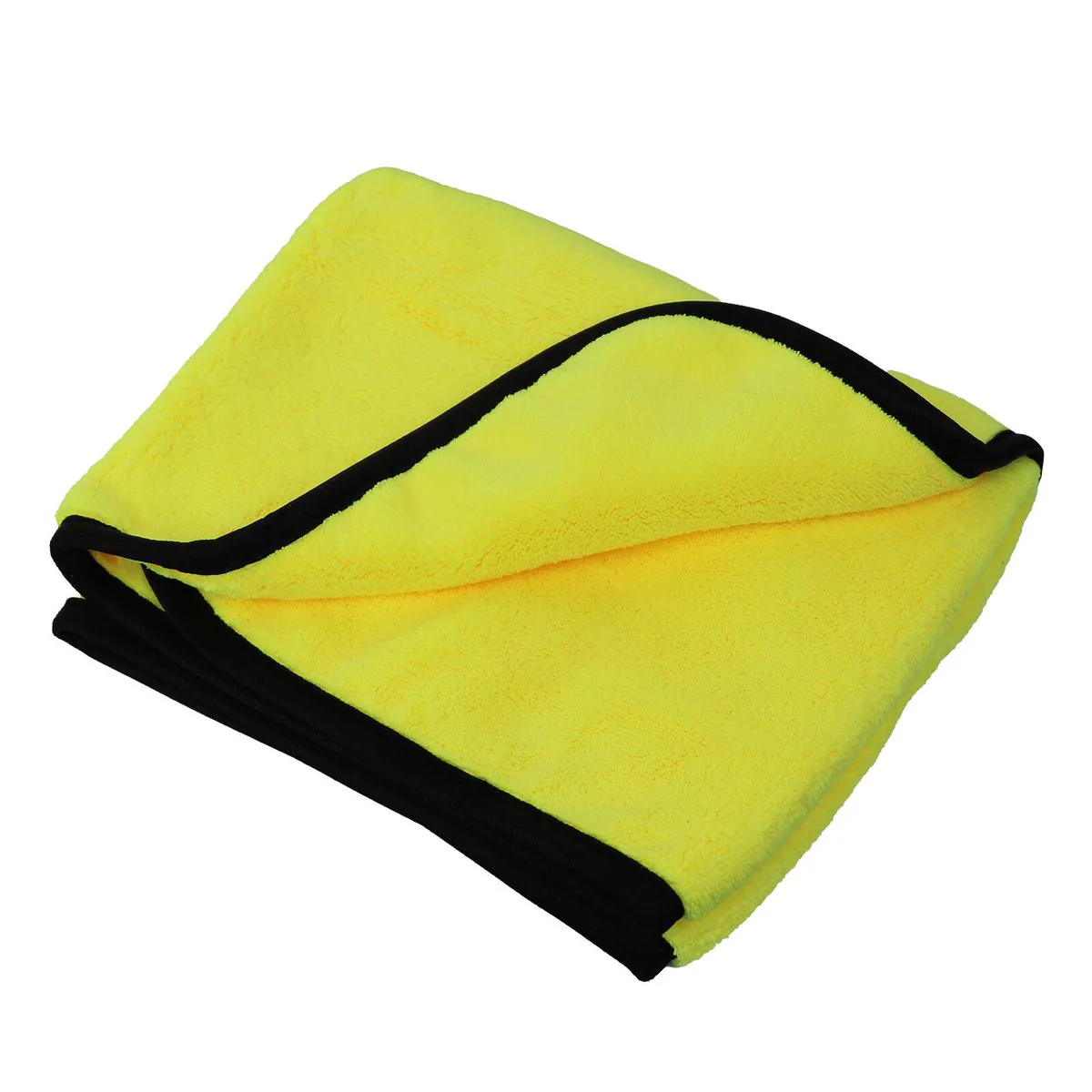 Mr Clean Auto Drying Towel - 70 x 40cm - Super Absorbent Microfibre - Yellow - Image 3