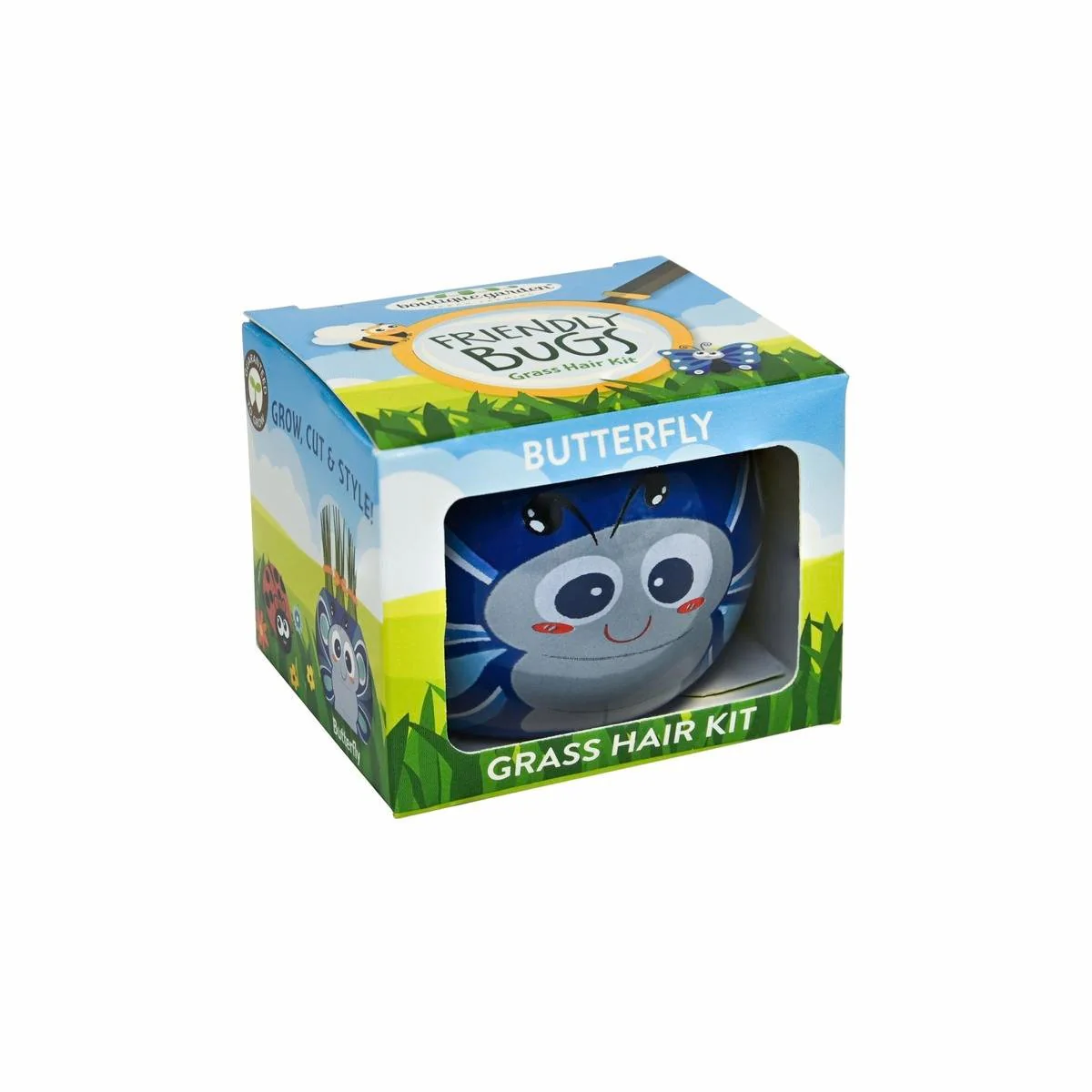 Mr Fothergill Grass Hair Butterfly Grow Kit - 1 Animal Pot - 60mm x 60mm