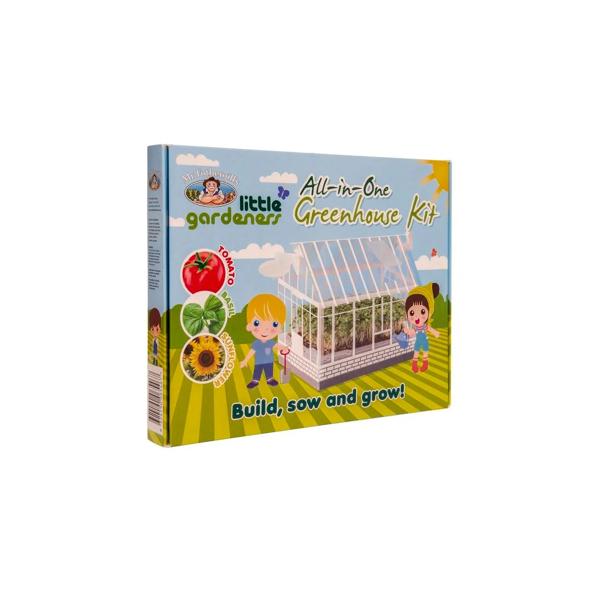 Mr Fothergill Mini Greenhouse Kit - 165mm x 210mm - Plastic - Kids Gardening