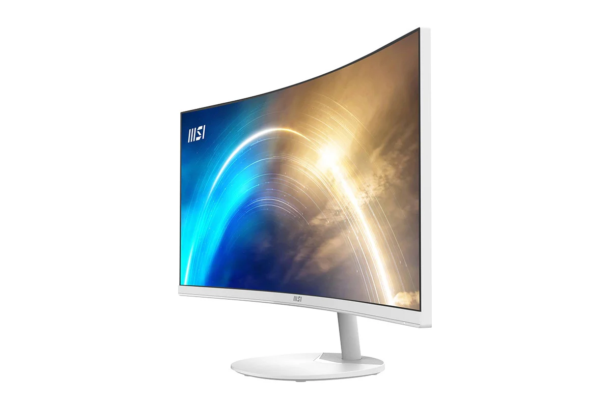 MSI 34" Curved QHD 100Hz Ultrawide Business Monitor - White - Image 4