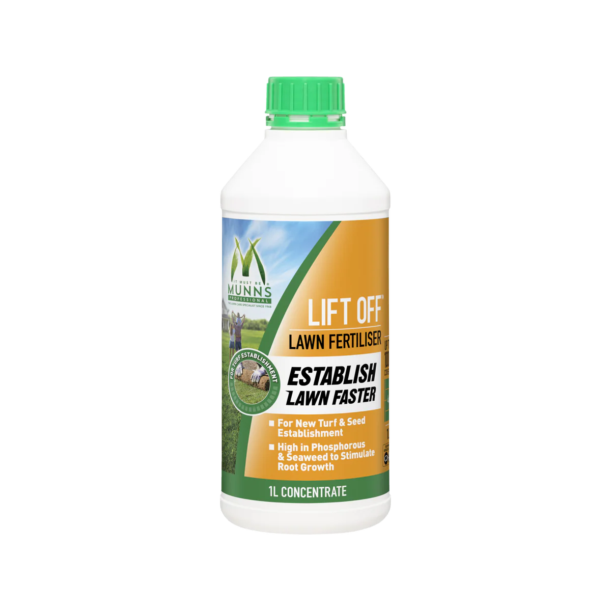 Munns Professional Lawn Fertiliser - 1L - Liquid - All Year Use