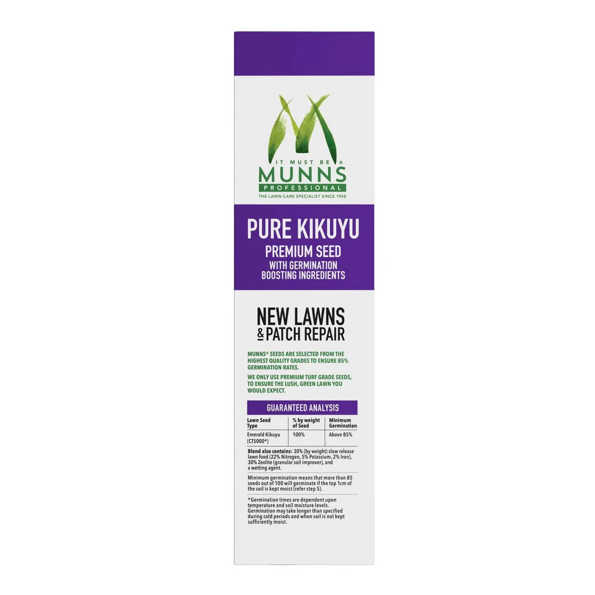 Munns Professional Lawn Seed - 500g - Emerald Kikuyu - Drought Tolerant - Image 5