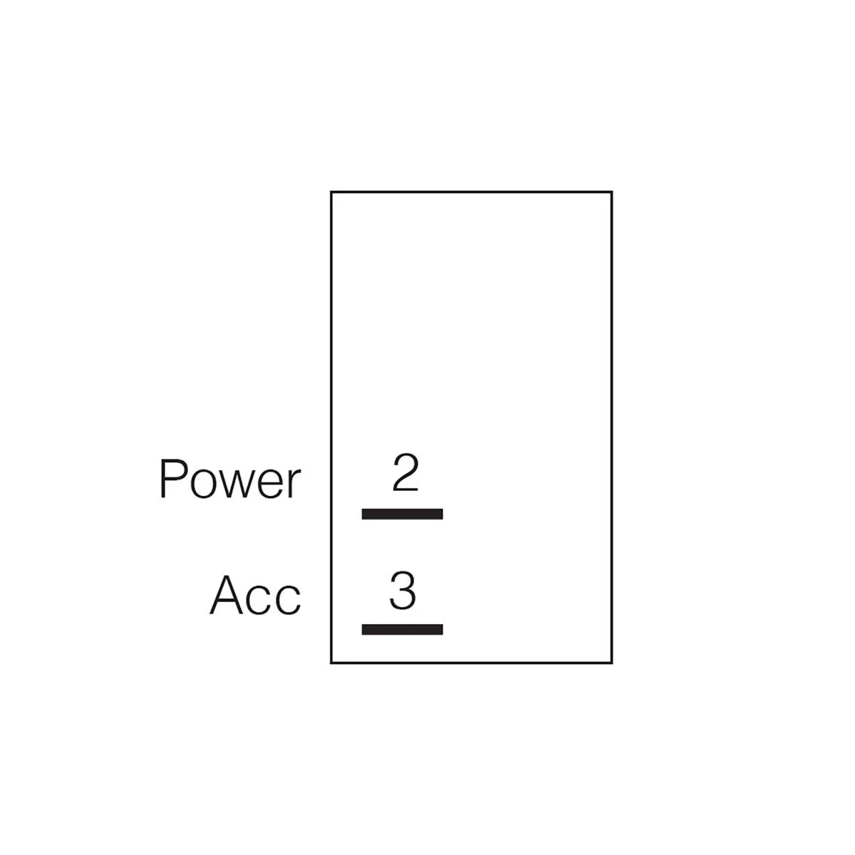 Narva 12V 20A 24V 10A SPST On Off Sealed Rocker Switch - 37.5 x 21mm - Image 2