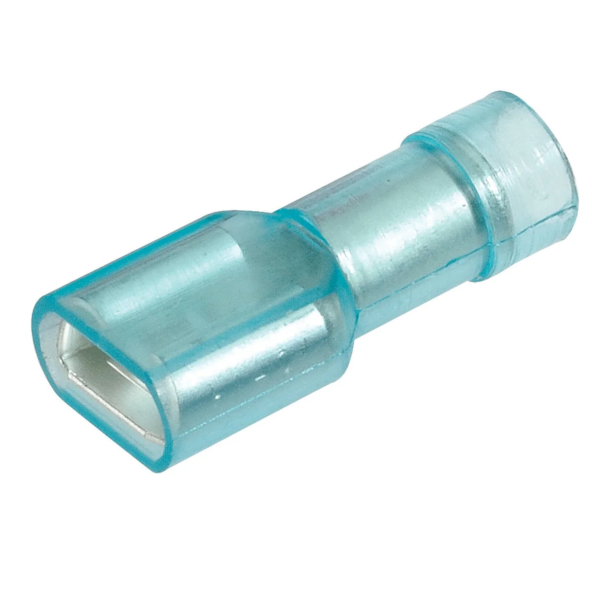Narva Female Blade Terminal 4mm 6.3x0.8mm Polycarbonate Insulated 10 Pack
