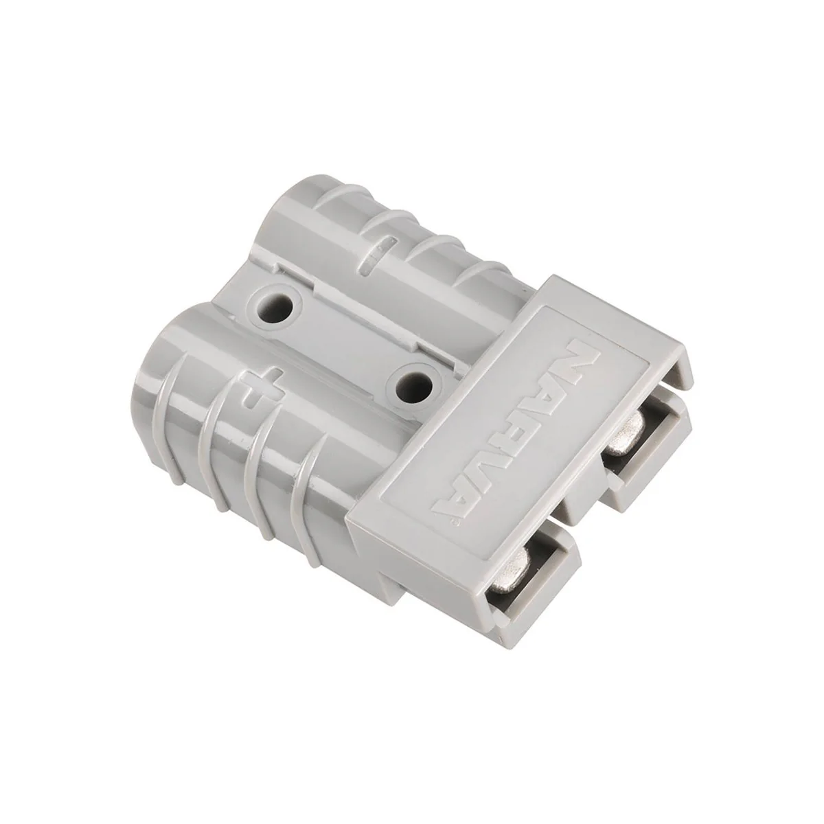 Narva 50A Heavy Duty Connector Housing - Grey - 2 Pack - 48mm x 16mm x 36mm - Image 3