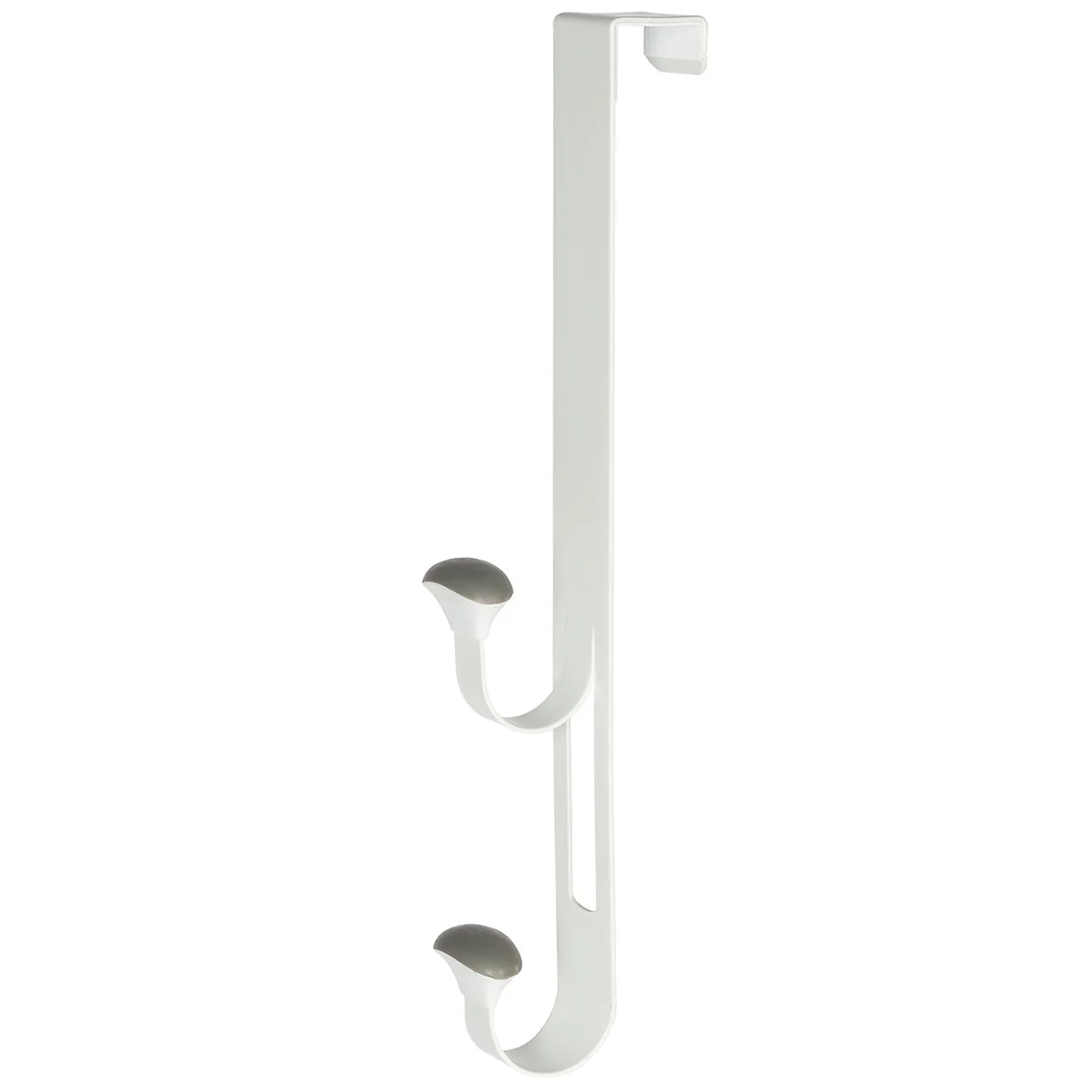 Neatfreak Over the Door Non-Slip Hook Set of 3 Heavy-Duty White Metal - Image 2
