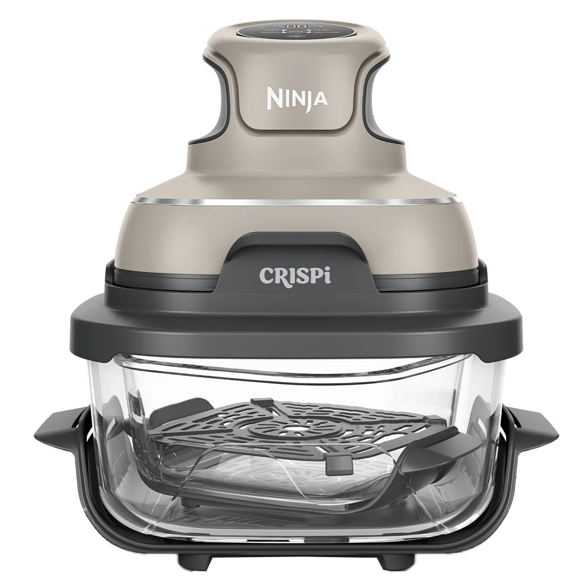 Ninja Portable Glass Air Fryer 4-in-1 1700W Capacity 6L FN101STANZ Stone - Image 2