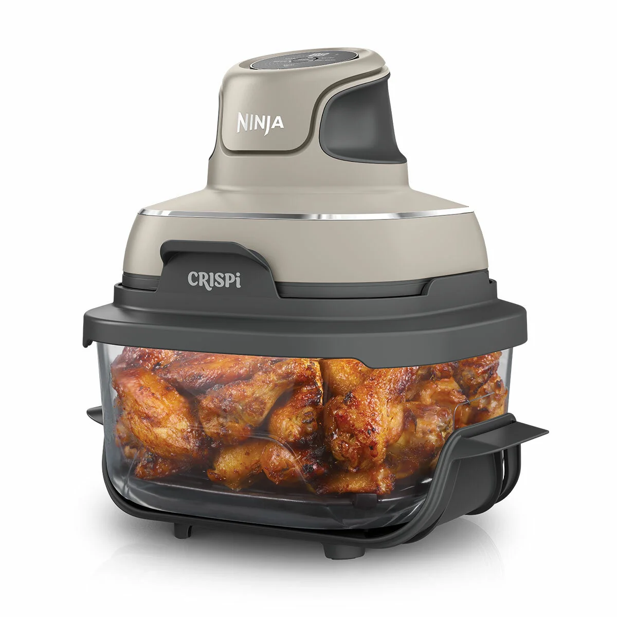 Ninja Portable Glass Air Fryer 4-in-1 1700W Capacity 6L FN101STANZ Stone - Image 5
