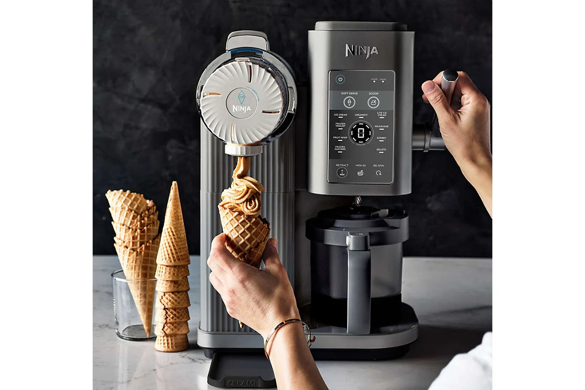 Ninja Swirl Soft Serve Ice Cream Machine in Platinum Silver - Image 16