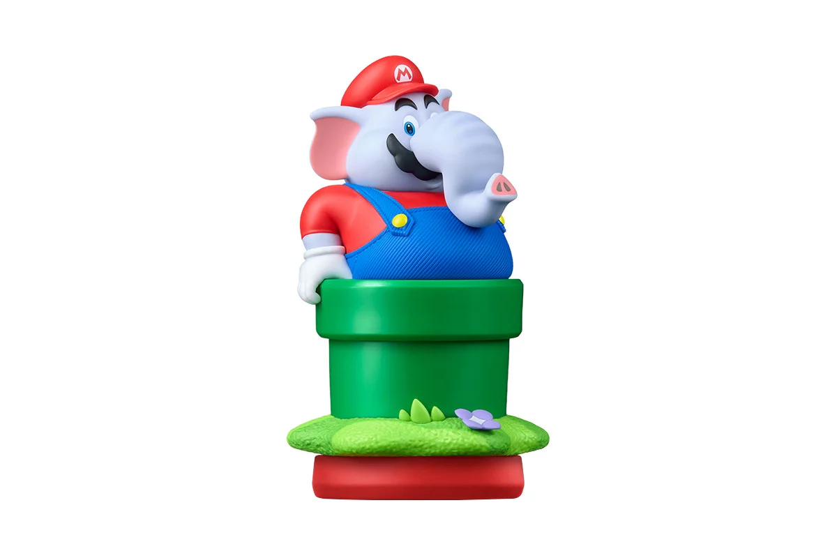 Nintendo amiibo Super Mario Bros Wonder Elephant Mario Figure - Image 3