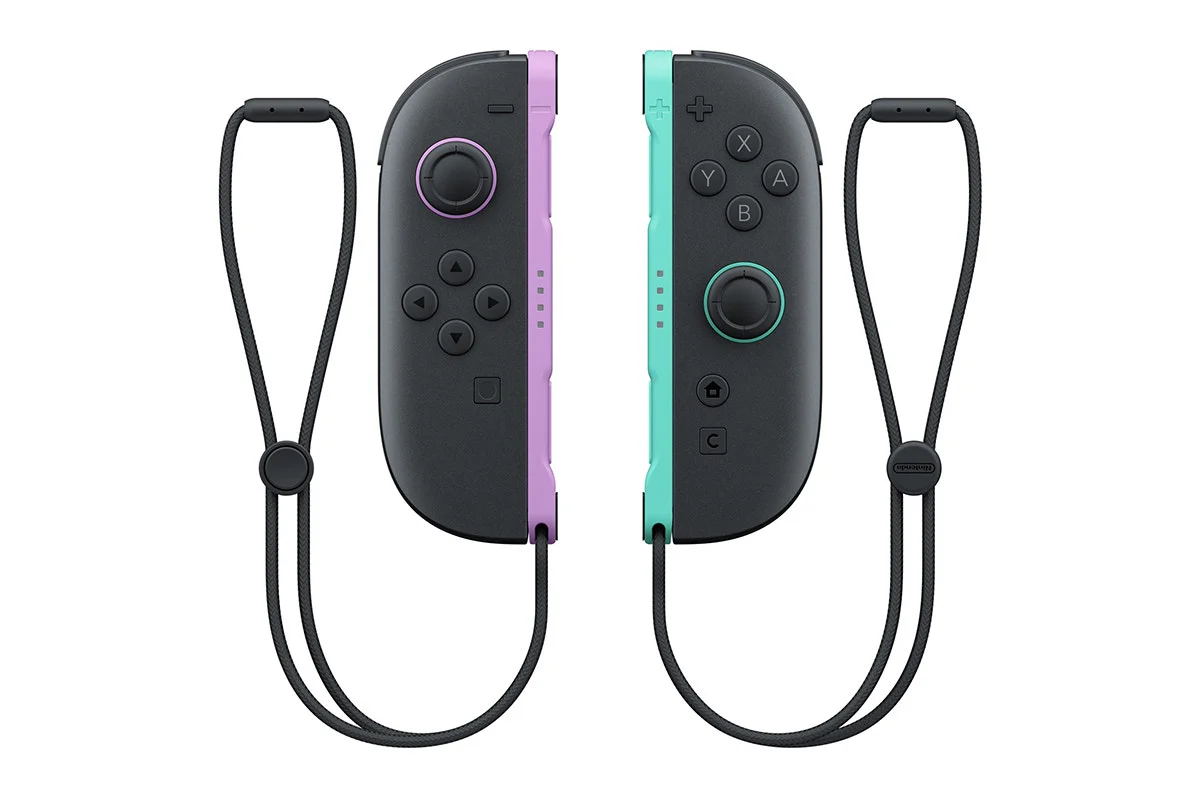 Nintendo Switch 2 Joy-Con 2 Pair Light Purple Light Green Controllers - Image 2