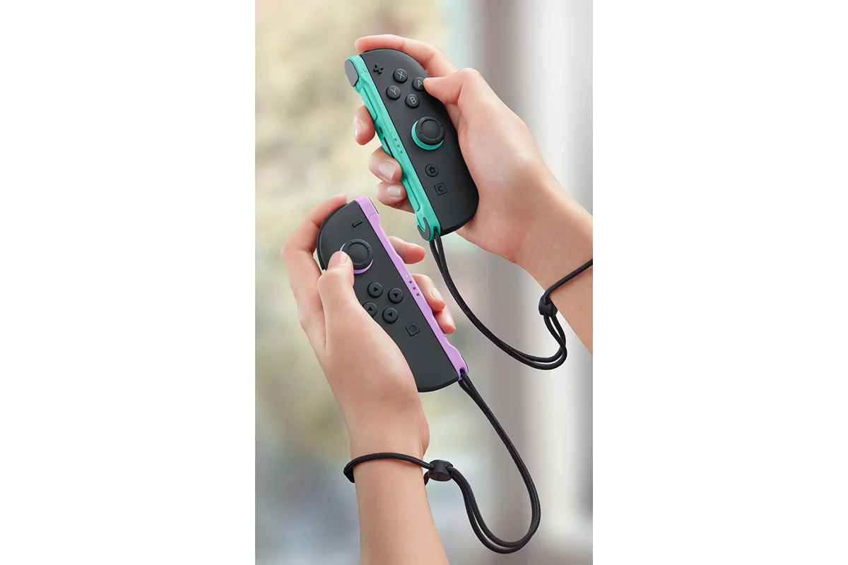 Nintendo Switch 2 Joy-Con 2 Pair Light Purple Light Green Controllers - Image 7