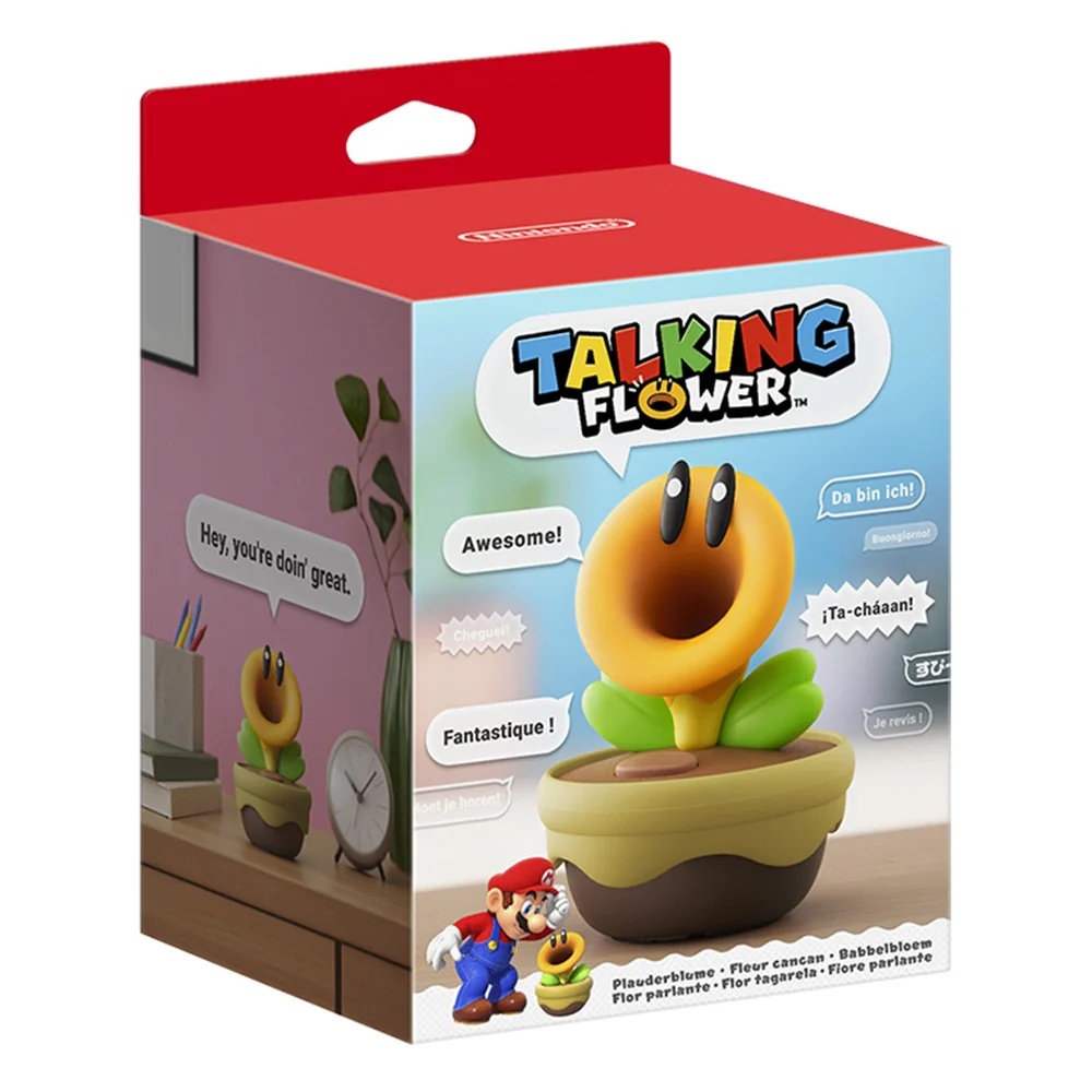 Nintendo Talking Flower Interactive Super Mario Collectible Figure