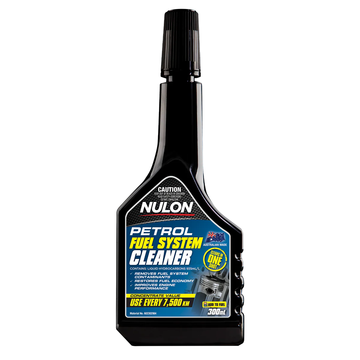 Nulon Petrol Fuel System Cleaner - 300ml - Cleans Injectors & Reduces Fuel Consumption
