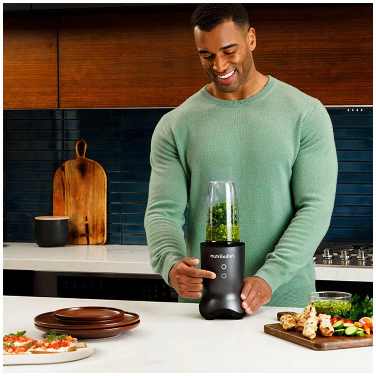 Nutribullet Ultra Quiet 1000W Capacity 900ml NB07500-1008 Dark Grey - Image 3