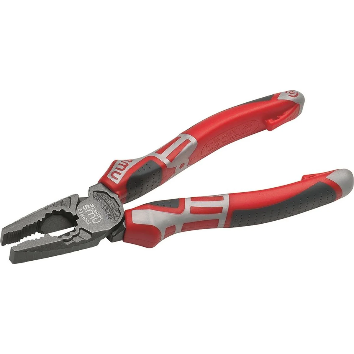 Nws 205mm Combination Pliers - Tool Steel - Soft Grip - Improved Leverage
