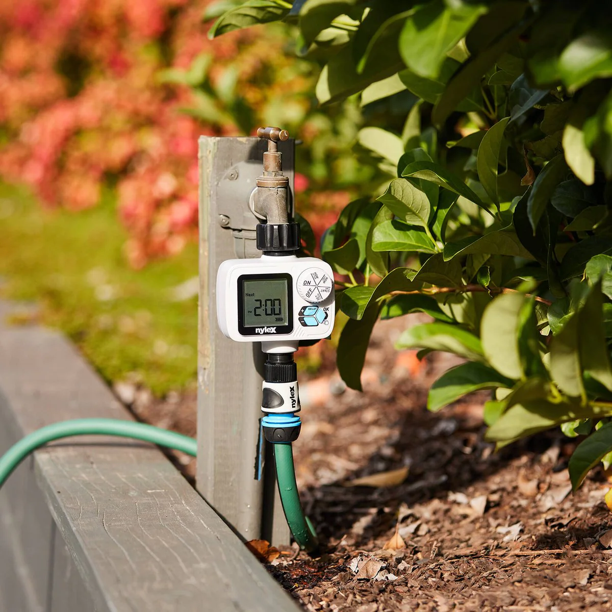 Nylex Digital Tap Timer - Programmable Watering Device - 80mm x 160mm x 115mm - Flexible Scheduling Options - Image 2