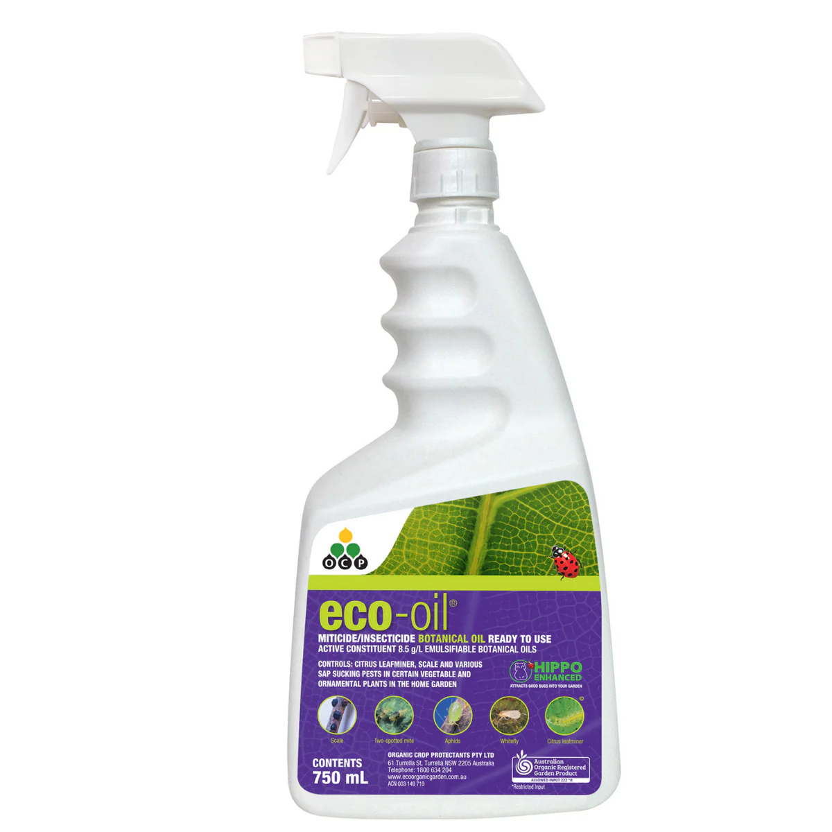 OCP Eco Oil - 750ml - Botanical Liquid - Organic Insecticide
