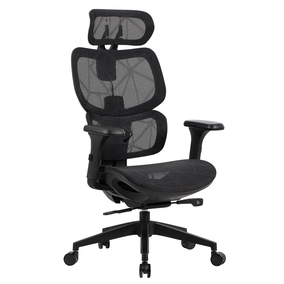 Onex VENTRA Mesh Office Chair ONEX-VENTRA-B Black Mesh Plastic - Image 9