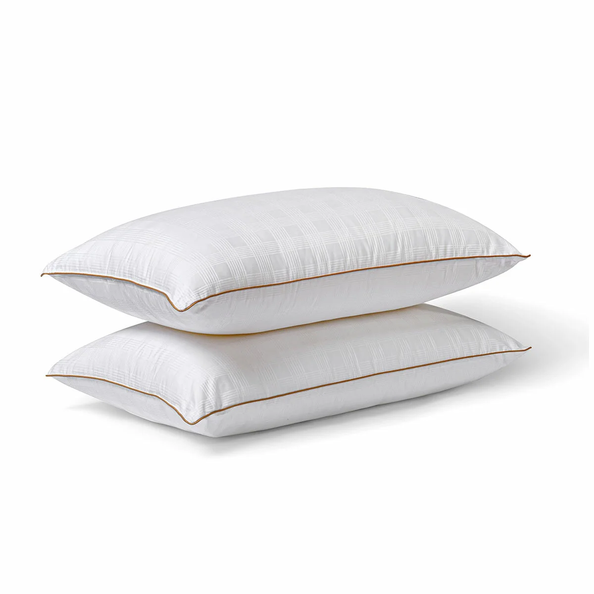 Onkaparinga Wool Blend Pillow 2 Pack 48 x 73cm White Breathable Cotton Cover - Image 3