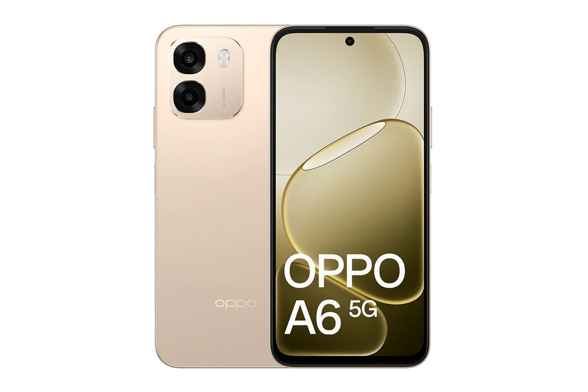 OPPO A6 5G 256GB Aurora Gold 7000mAh 50MP Smartphone
