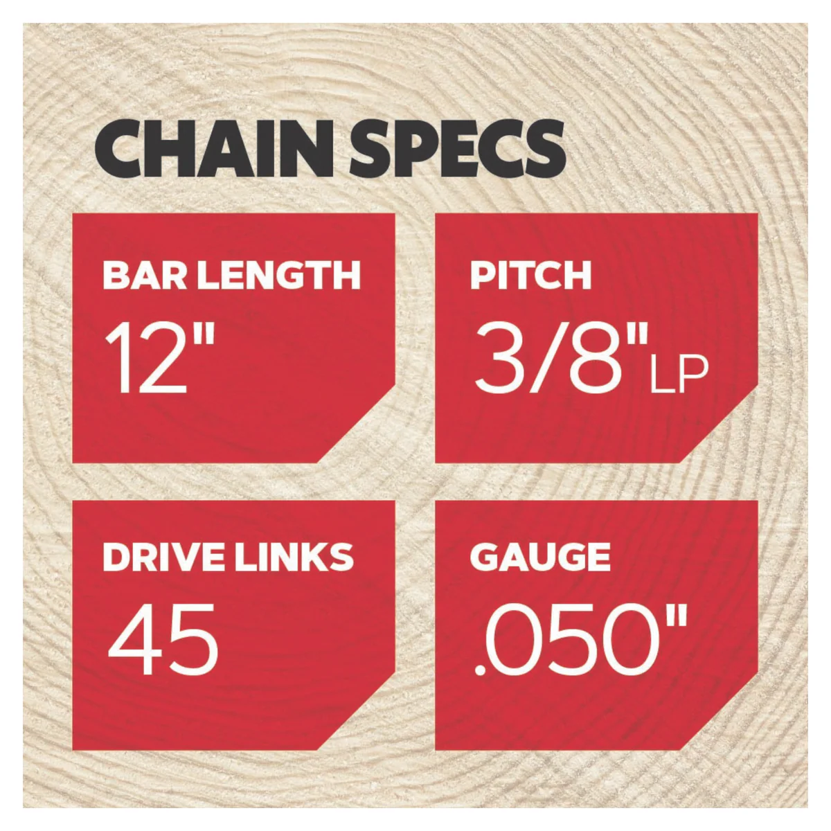 Oregon T45 Pro Series Chainsaw Chain - 12 Inch - 3/8" Low-Profile - Durable - Image 2