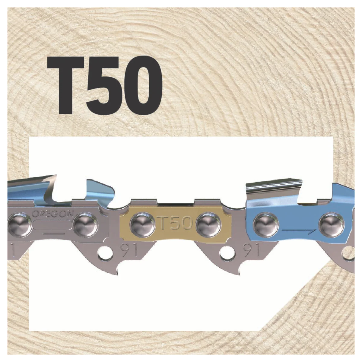 Oregon T50 Pro Series Chainsaw Chain - 14 Inch - 50 Drive Links - Durable - Image 5