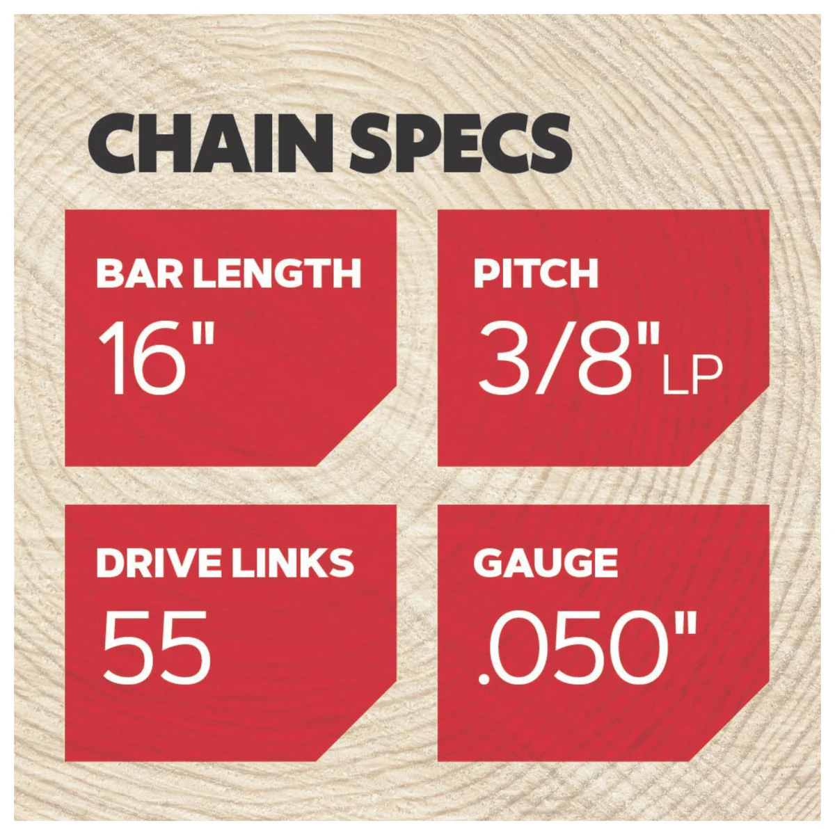 Oregon T55 Pro Series Chainsaw Chain - 16" - 3/8" Low-Profile - Durable - Image 2