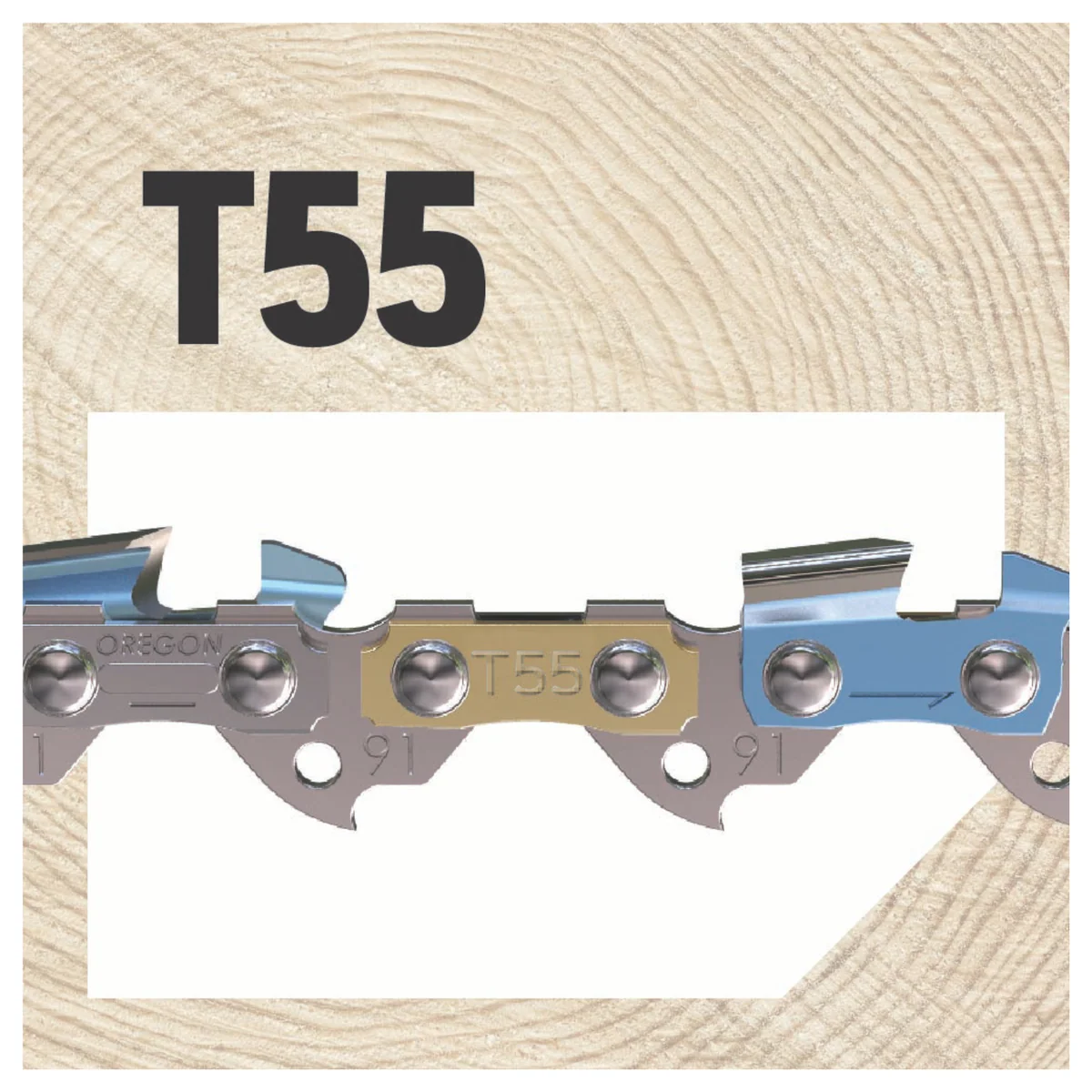 Oregon T55 Pro Series Chainsaw Chain - 16" - 3/8" Low-Profile - Durable - Image 5