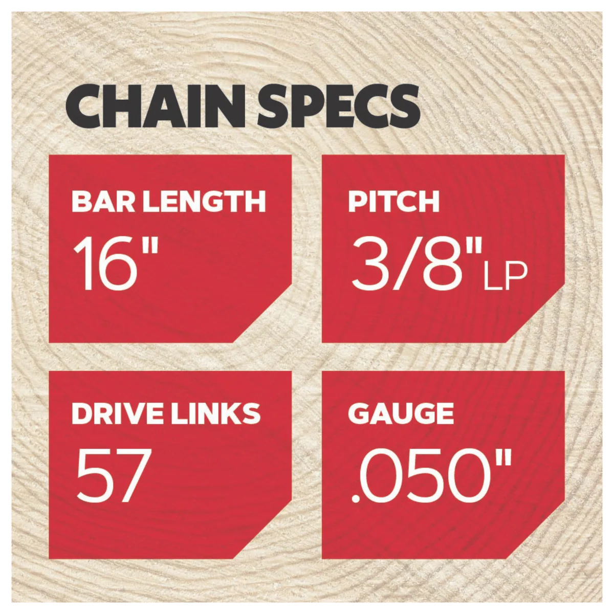 Oregon T57 Pro Series Chainsaw Chain 16" - 57 Drive Links - Durable Performance - Image 2