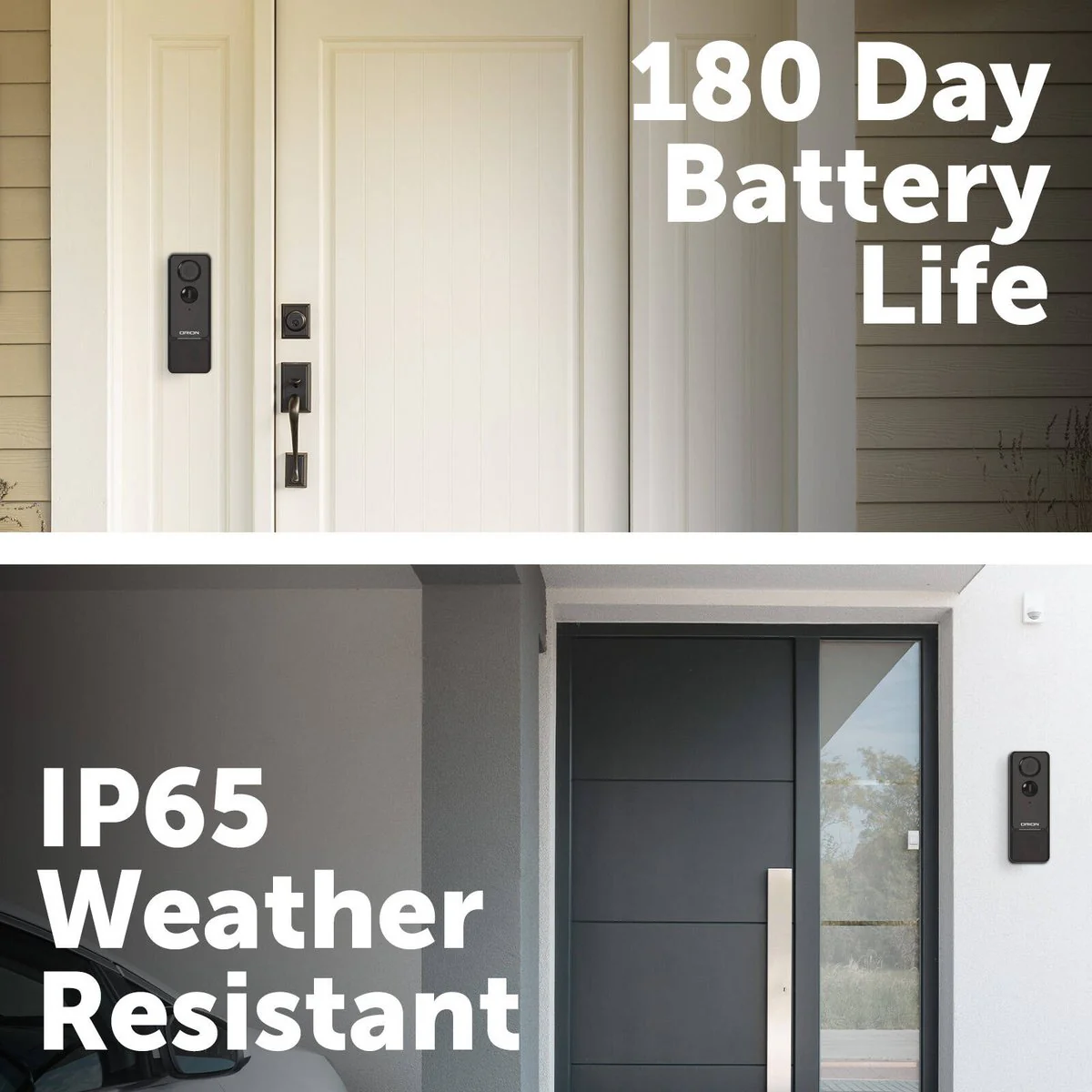 Orion Grid Connect Smart Rechargeable Video Doorbell Camera - 2K HD - Two-Way Audio - Motion Detection - IP65 Weather Resistant - Image 4