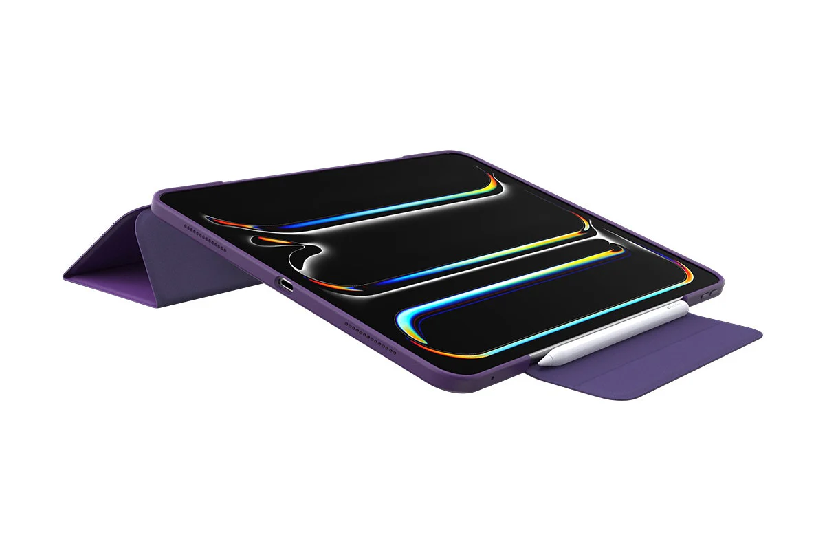 OtterBox Symmetry Folio for iPad Pro 11" M4 - Purple Protection Case - Image 4