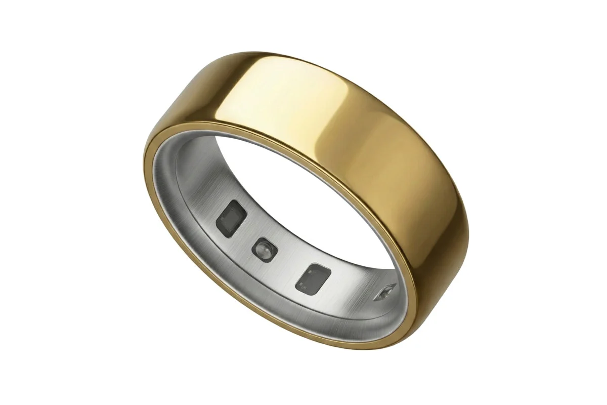 Oura Ring 4 Gold Size 5, Lightweight Wellness Tracker
